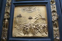 Ghiberti, Porta del Paradiso: 7/ Storie di Mosè