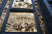 Ghiberti, Porta del Paradiso: 6/ Storie di Giuseppe ed i suoi fratelli