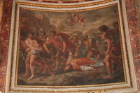 Affresco sinistro dell'abside: martirio di San Marco evangelista (Borgognone)
