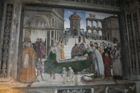 Pinturicchio, Esequie di san Bernardino da Siena