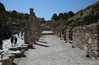 Efeso: pavimento a mosaico, ai lati della via dei Cureti