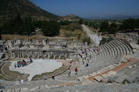 Efeso: il teatro (clicca sull'immagine per leggere di san Paolo e della rivolta degli argentieri di Artemide)