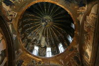 S.Salvatore in Chora, endonartece, IV cupola, Cristo ed antenati (clicca per la spiegazione dell'endonartece)