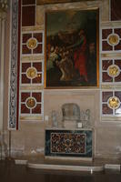 Cattedrale di Reggio: la colonna di San Paolo e la pala con la consacrazione di S. Stefano Niceta