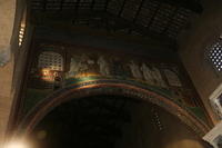 San Lorenzo fuori le mura: mosaico dell'arco trionfale della basilica pelagiana