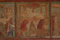 14. Ippolito trasporta il corpo di Lorenzo per la sepoltura, insieme al prete Giustino