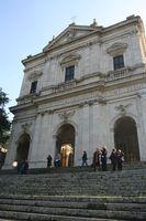 San Gregorio al Celio: facciata realizzata nel 1633 da Giovanni Battista Sorìa su commissione del cardinale Scipione Borghese