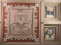 Santa Maria in Domnica alla Navicella: il soffitto cinquecentesco con le raffigurazioni delle Litanie di Maria