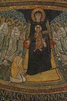 Santa Maria in Domnica alla Navicella: mosaico absidale realizzato da papa Pasquale I