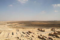 Tell Beer Sheva, la città di Abramo e, sullo sfondo, il deserto del Negehb