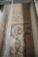 Basilica della Natività, Betlemme, l'antico pavimento a mosaico del IV secolo
