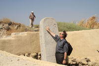 Bet Shean, periodo del dominio egizio. Residenza del governatore con steli di Seti I e Ramses III
