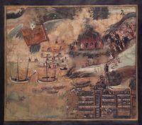 Martirio del Beato Leonardo Kimura con altri quattro cristiani a Nagasaki il 18 novembre 1619