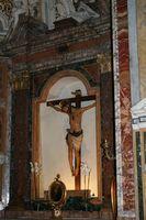 Sant'Agostino in Campo Marzio: il crocifisso dinanzi al quale era solito pregare san Filippo Neri