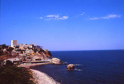 In vista del monastero di Pantokratoros