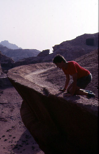Petra. La sommit di Ad-Dayr, ora non pi raggiungibile 