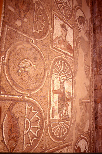 Petra. Ancora la basilica bizantina. 