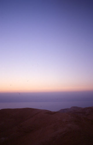 Tramonto dalla fortezza di Macheronte 