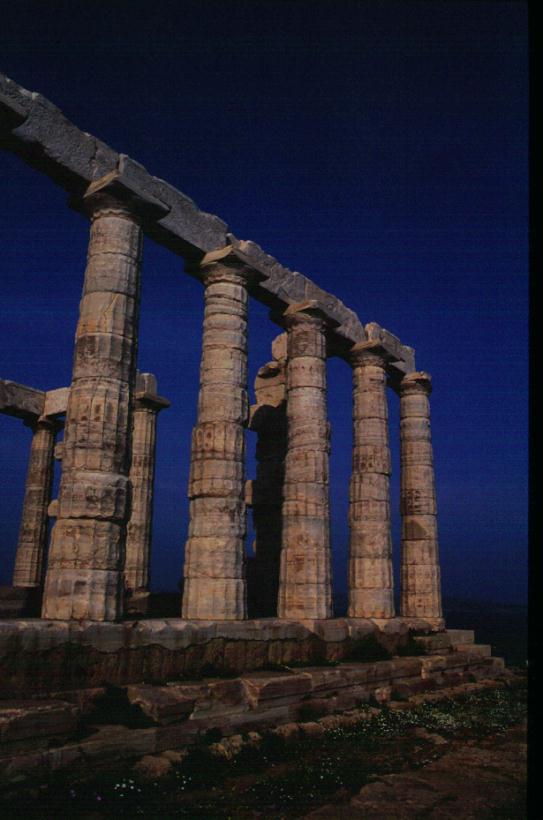 Capo Sounion, Tempio di Poseidone