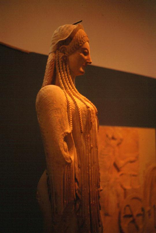 Kore nel museo dell'Acropoli di Atene
