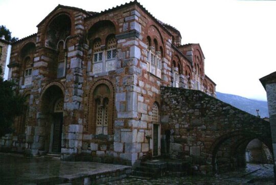 Monastero di Ossios Loukas, sorto sulla tomba del santo eremita Luca lo Stiriota morto nel 953 d.C.