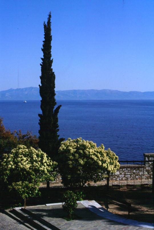 Panorama verso l'isola di Thassos